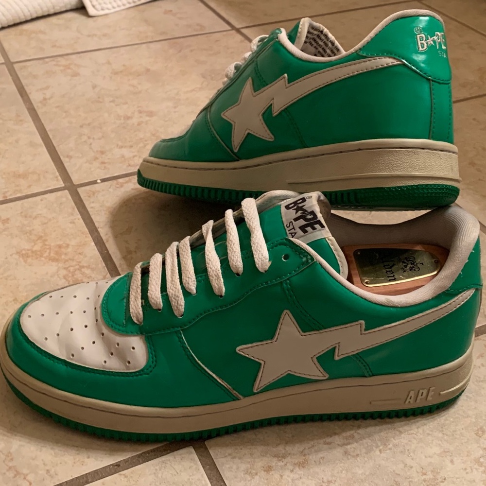 Vintage BAPE STA (bapesta) Patent Sneakers